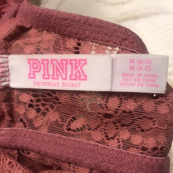 NWOT PINK victoria’s secret lace bralette - Picture 5 of 6